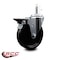 Service Caster 5'' Phenolic Wheel Swivel 7/16'' Grip Ring Stem Caster with Brake SCC-GR20S514-PHS-PLB-716138 - alternate 2